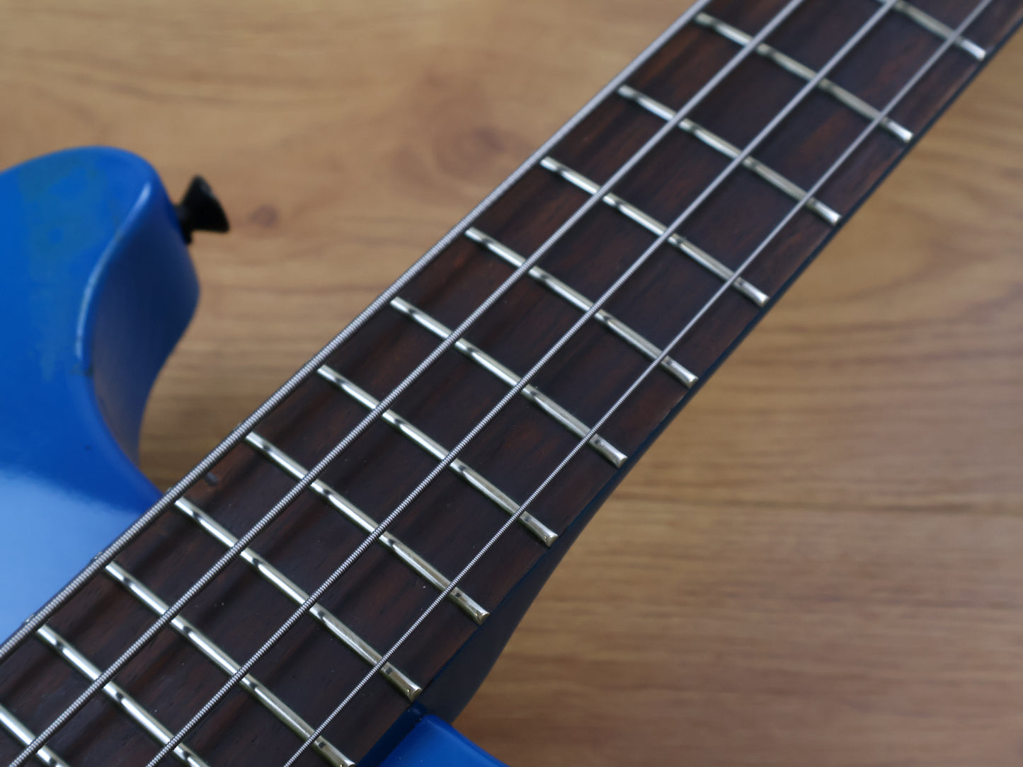 1990's Edwards Japan (by ESP) EJ-78TV Double Cutaway Bass (Blue)