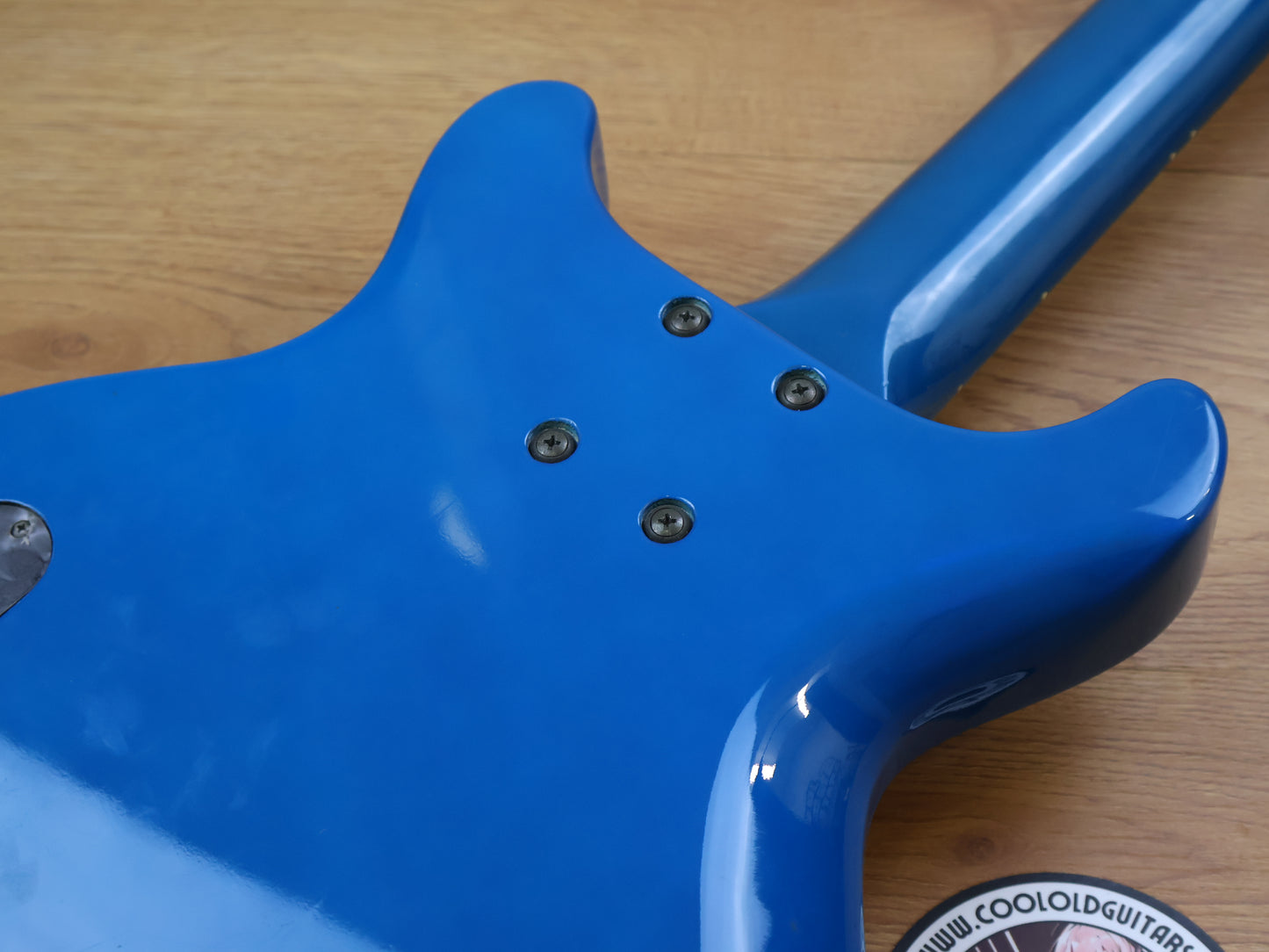 1990's Edwards Japan (by ESP) EJ-78TV Double Cutaway Bass (Blue)