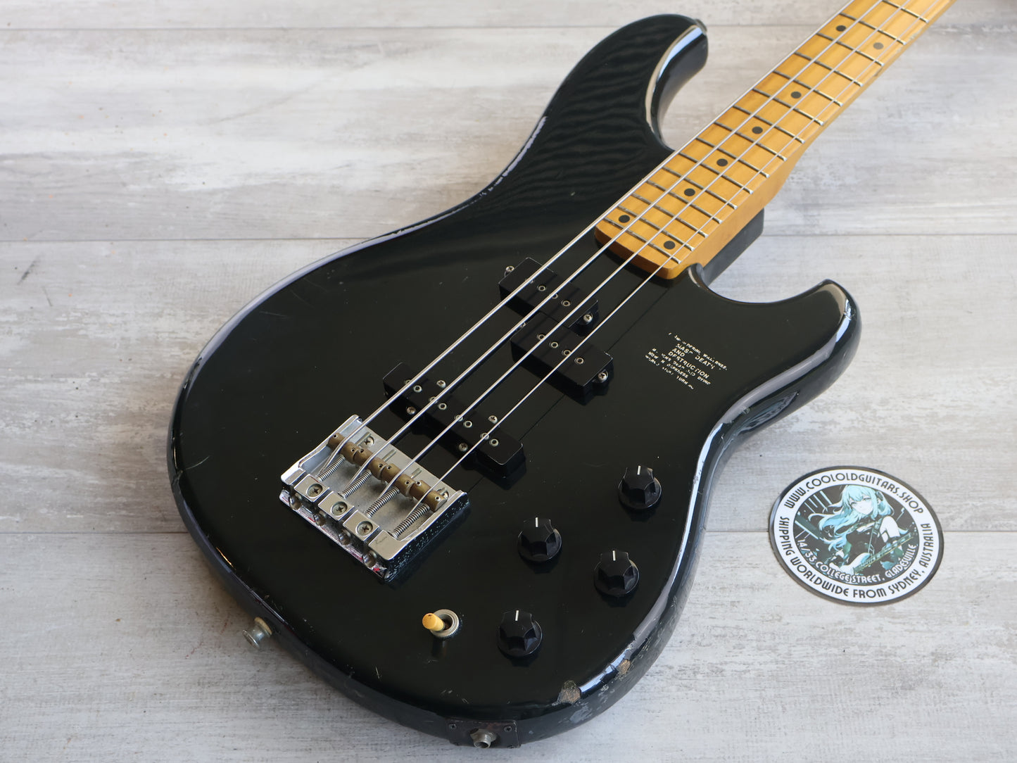 1981 Ibanez Japan RS824 Roadstar Bass (Black)