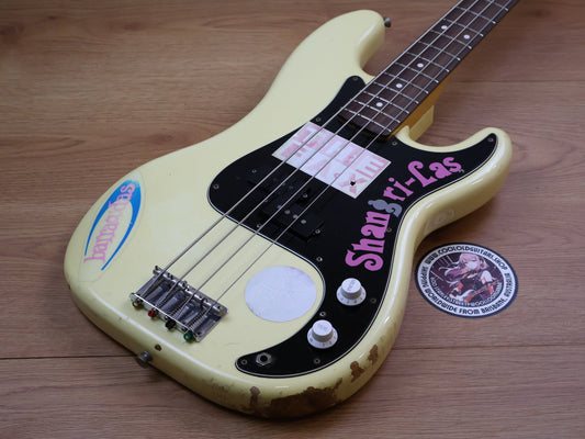 1993 Fender Japan PB70-75 '70 Reissue Precision Bass (Aged Vintage White)