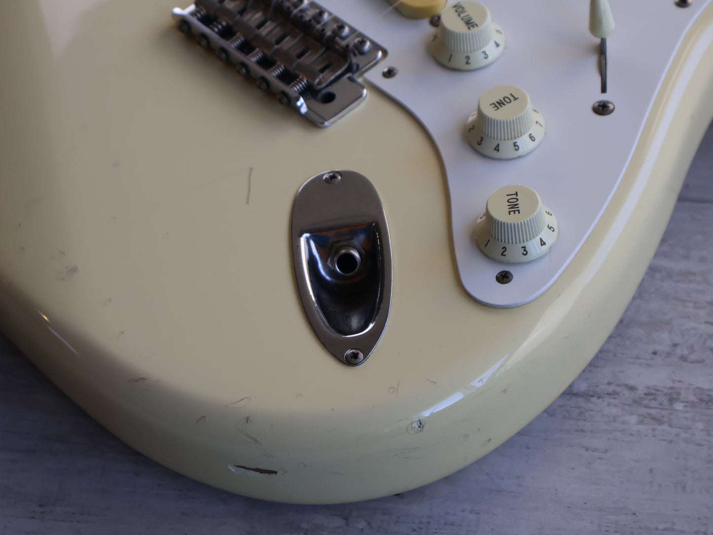 1987 Fender Japan ST57 "E Series" '57 Reissue Vintage Stratocaster (Aged White)