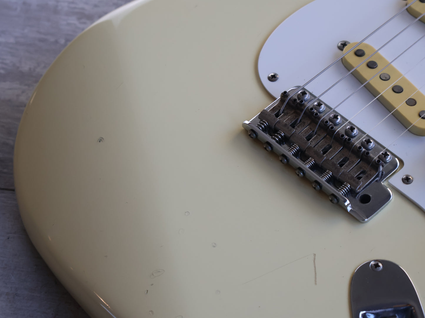 1987 Fender Japan ST57 "E Series" '57 Reissue Vintage Stratocaster (Aged White)