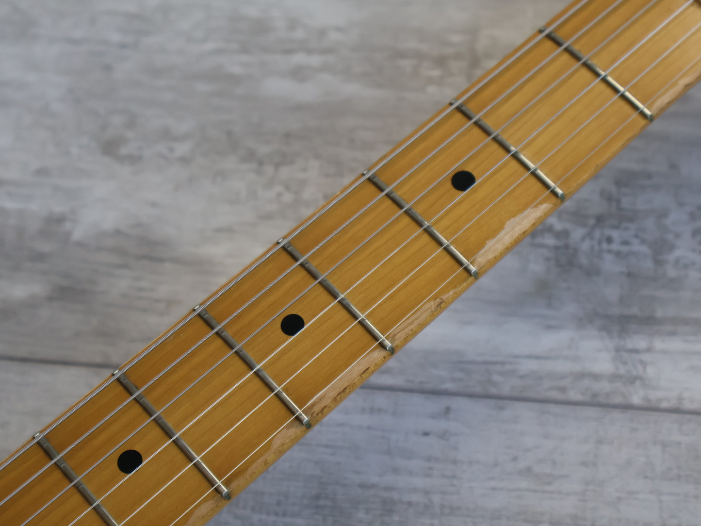 1987 Fender Japan ST57 "E Series" '57 Reissue Vintage Stratocaster (Aged White)