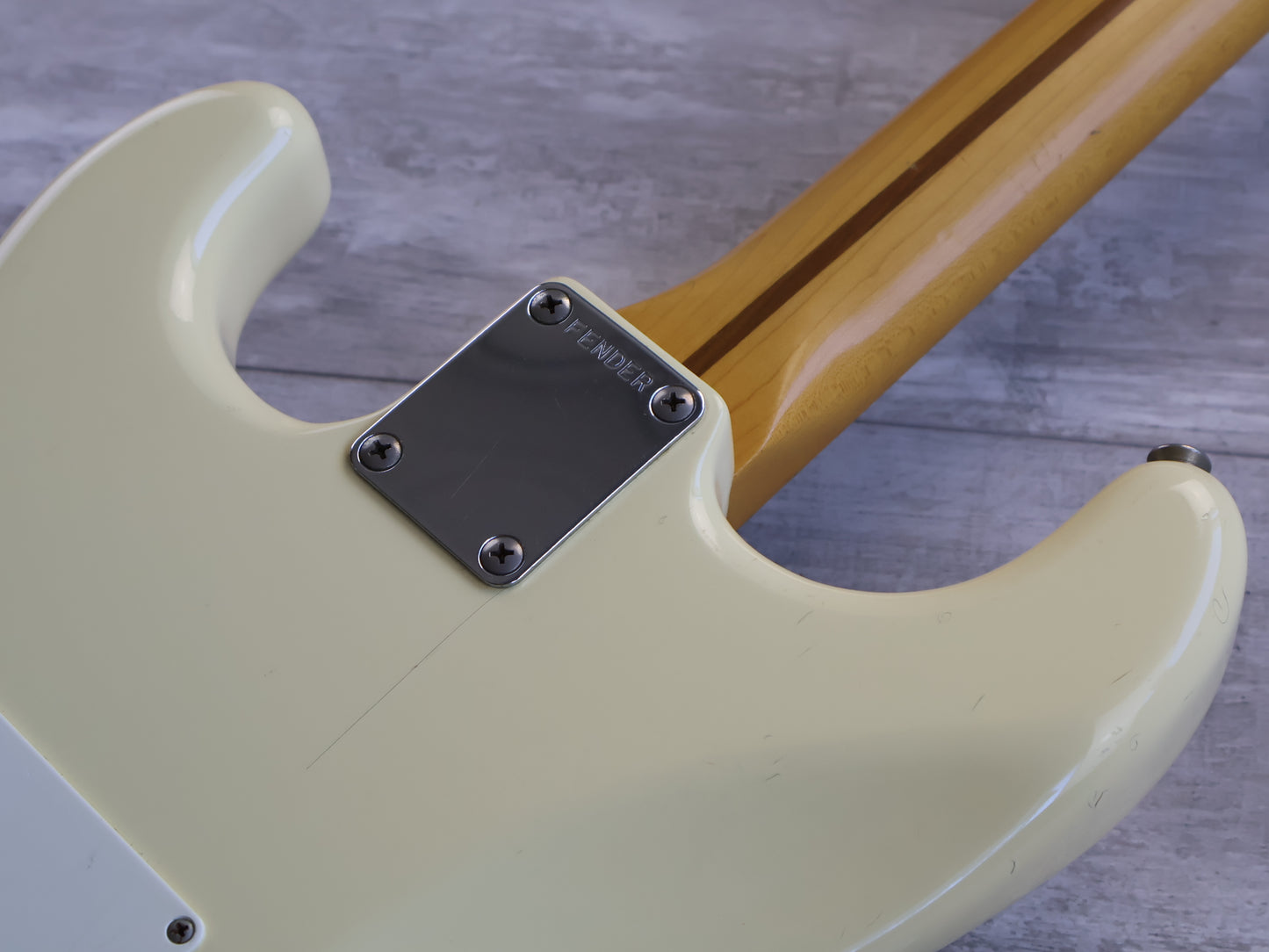 1987 Fender Japan ST57 "E Series" '57 Reissue Vintage Stratocaster (Aged White)