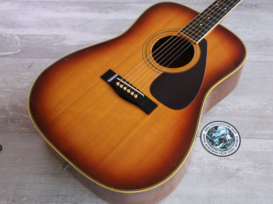 1981 Yamaha L-5ES Japanese Vintage Acoustic Dreadnought w/Pickup (Sunburst)
