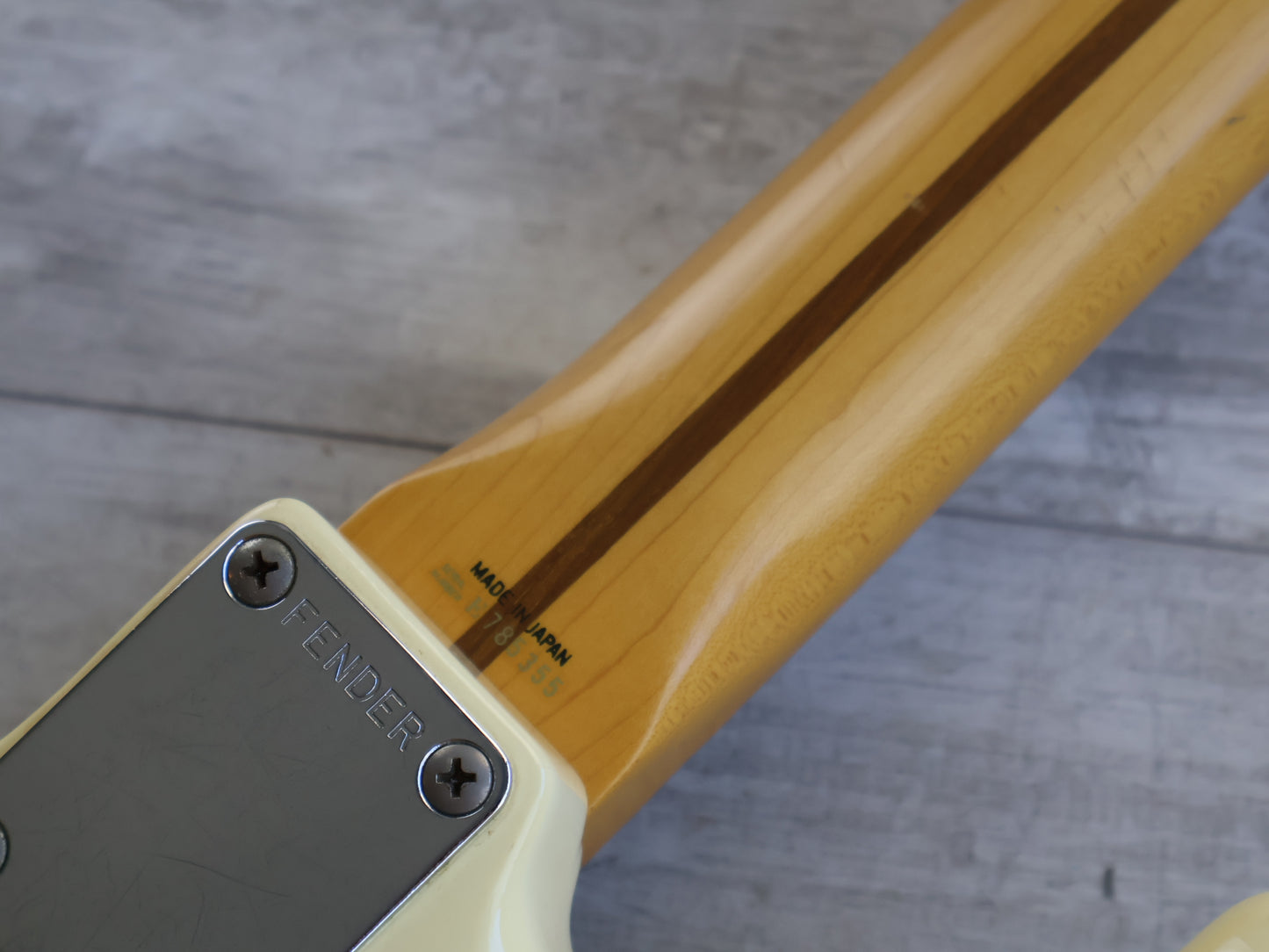 1987 Fender Japan ST57 "E Series" '57 Reissue Vintage Stratocaster (Aged White)