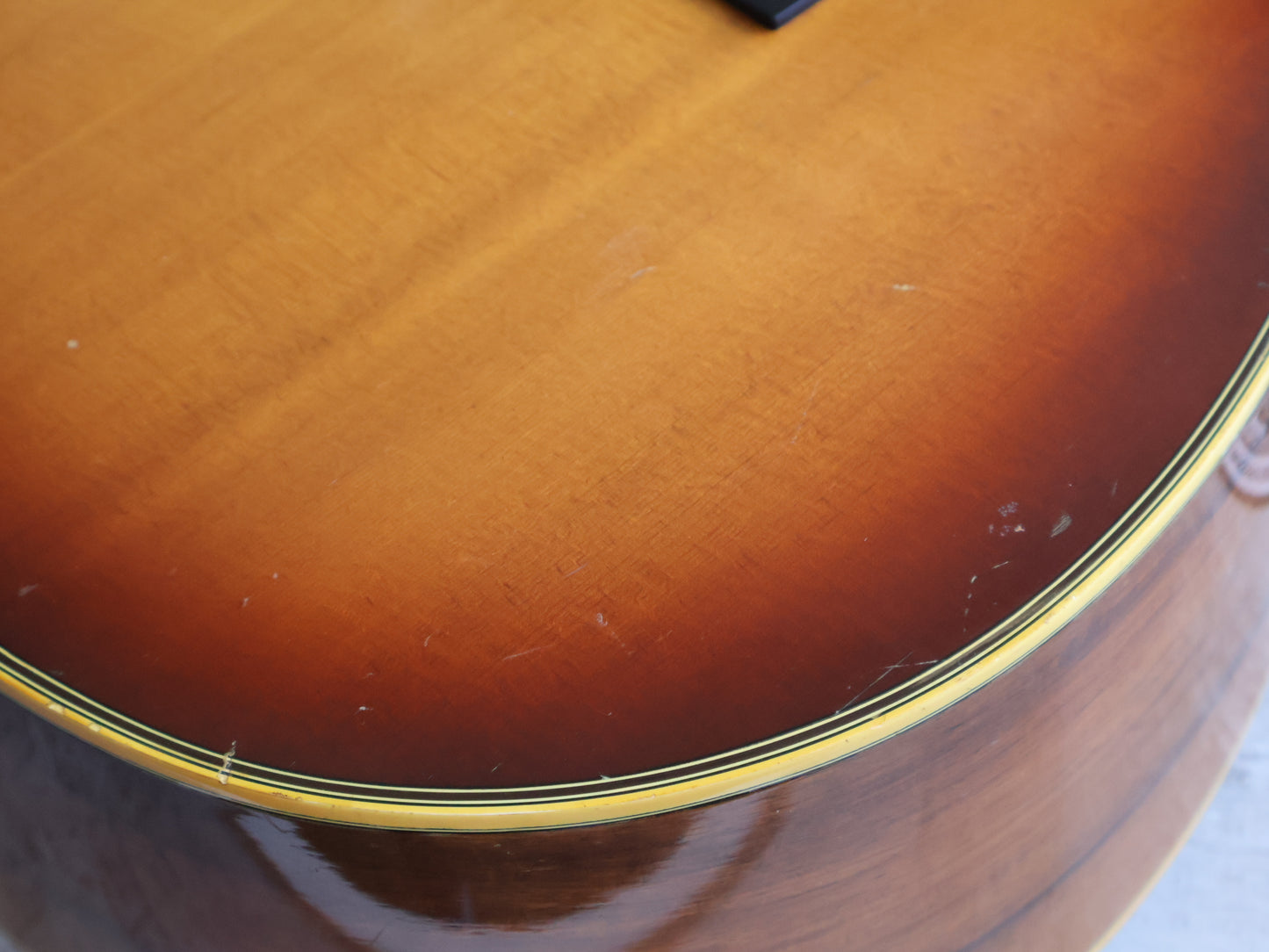 1981 Yamaha L-5ES Japanese Vintage Acoustic Dreadnought w/Pickup (Sunburst)