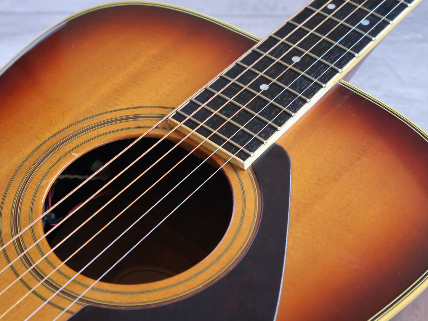 1981 Yamaha L-5ES Japanese Vintage Acoustic Dreadnought w/Pickup (Sunburst)