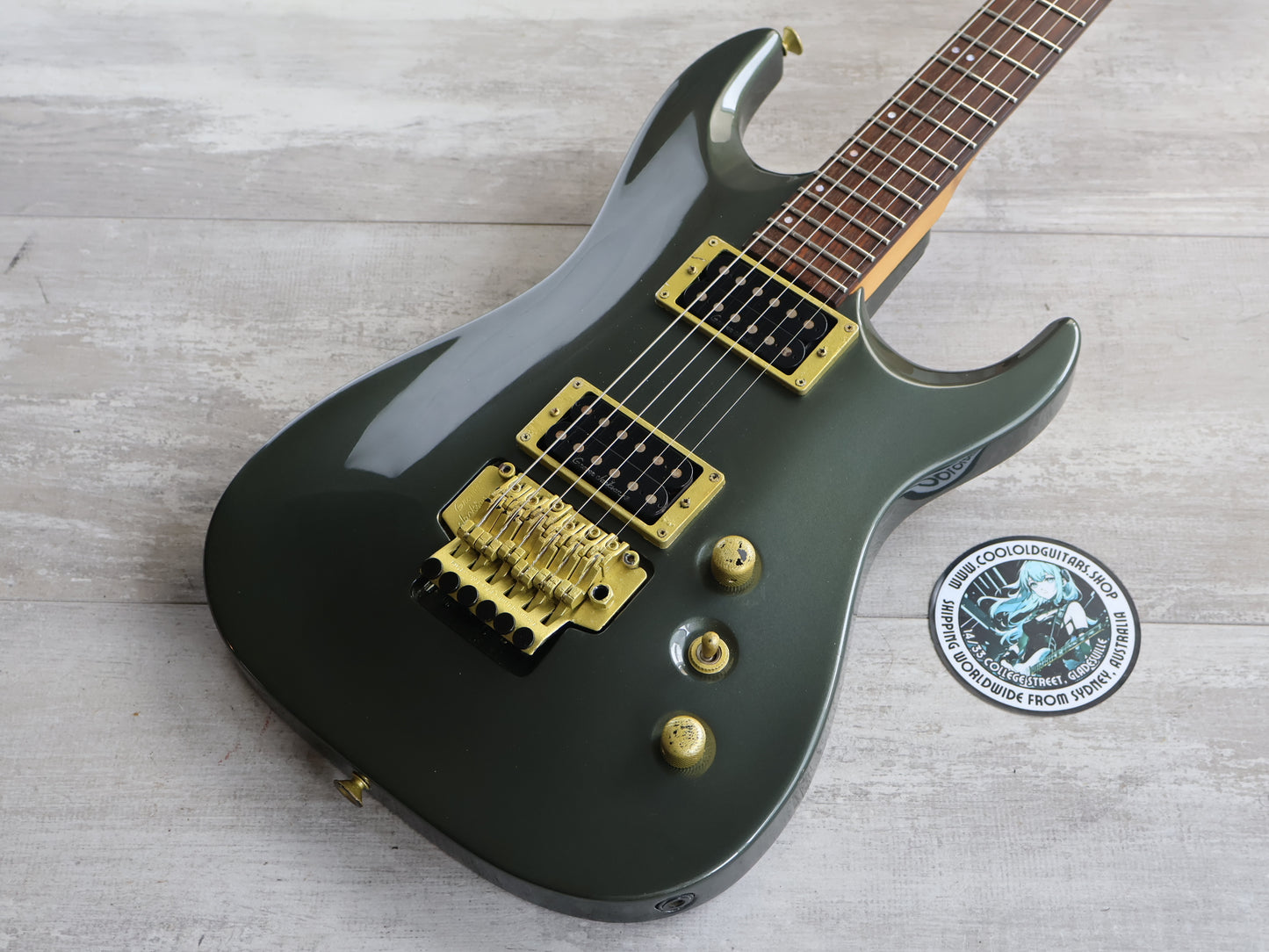 1996 Grover Jackson Japan AD A-53 Arched Dinky (Gun Metal Grey)