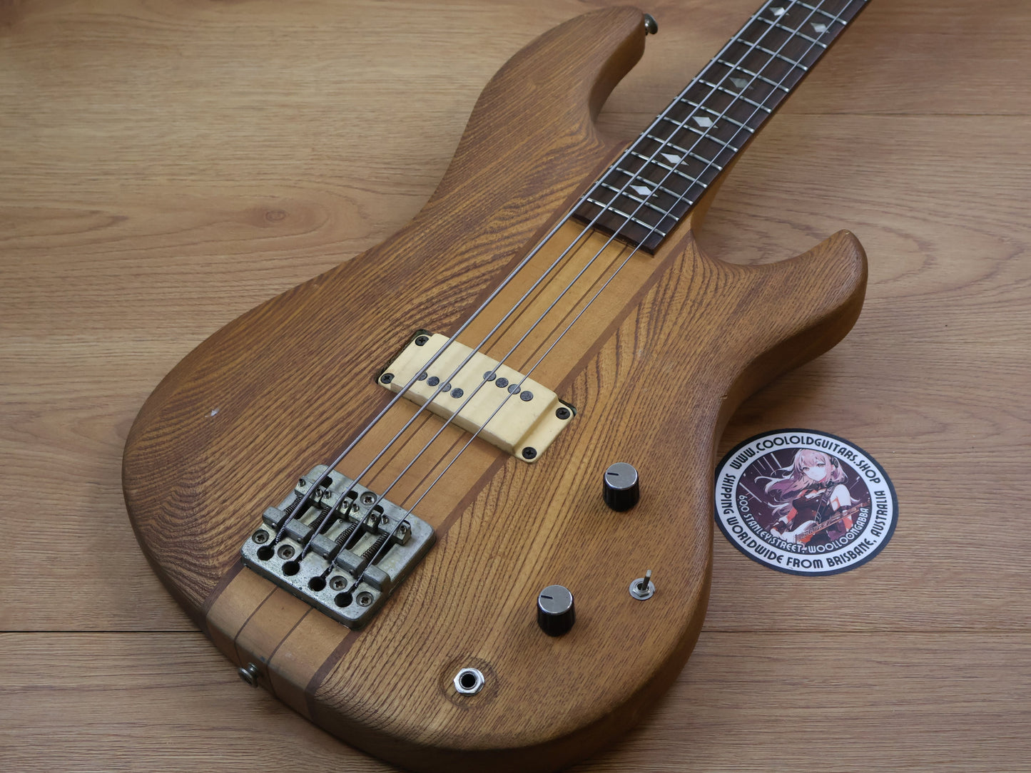1979 Aria Pro II Japan TSB-550 Neckthrough Bass (Natural)