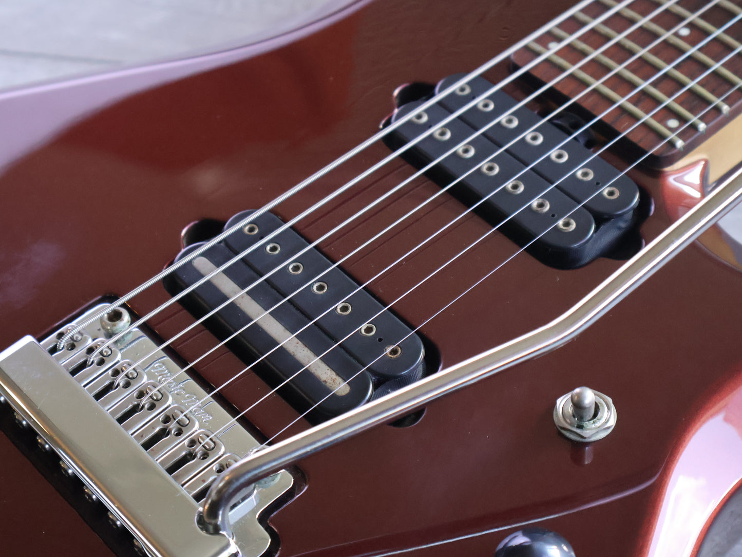 2009 Ernie Ball Music Man JP7 John Petrucci 7-String w/Piezo (Cabernet Pearl)