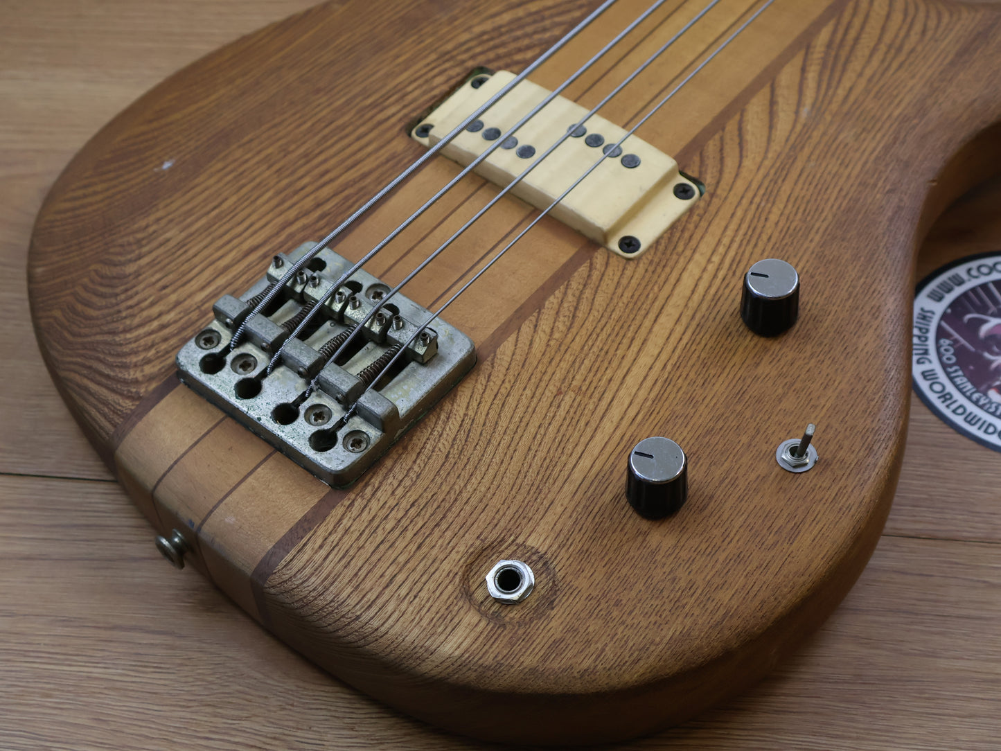 1979 Aria Pro II Japan TSB-550 Neckthrough Bass (Natural)