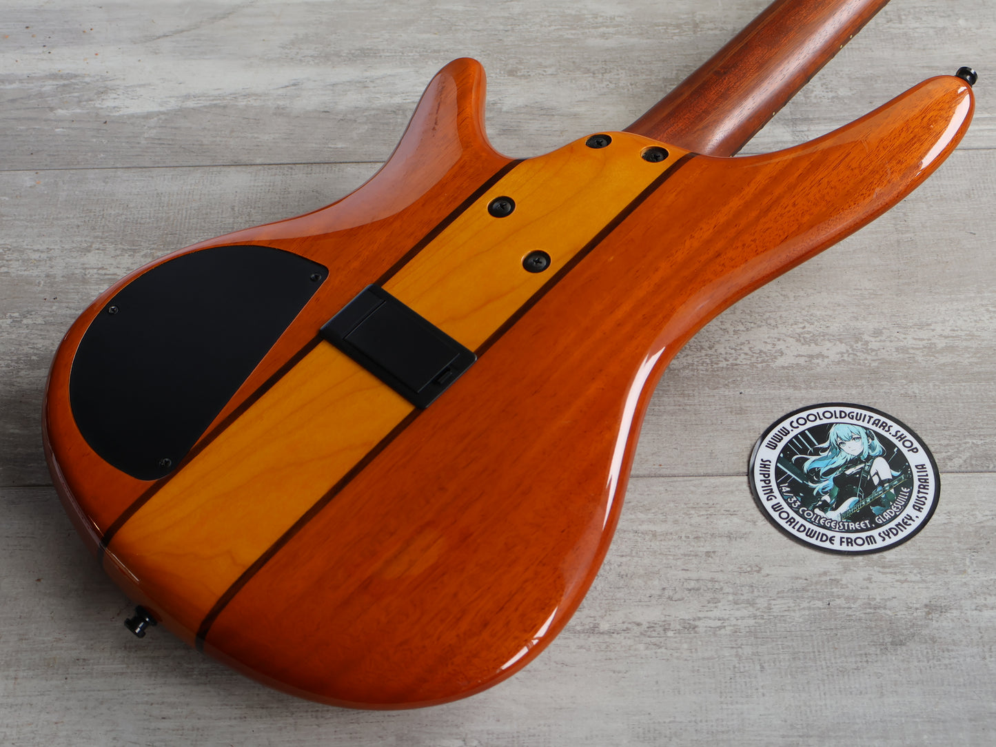 2013 Ibanez SR800 Electric Bass Guitar (Burl Amber)