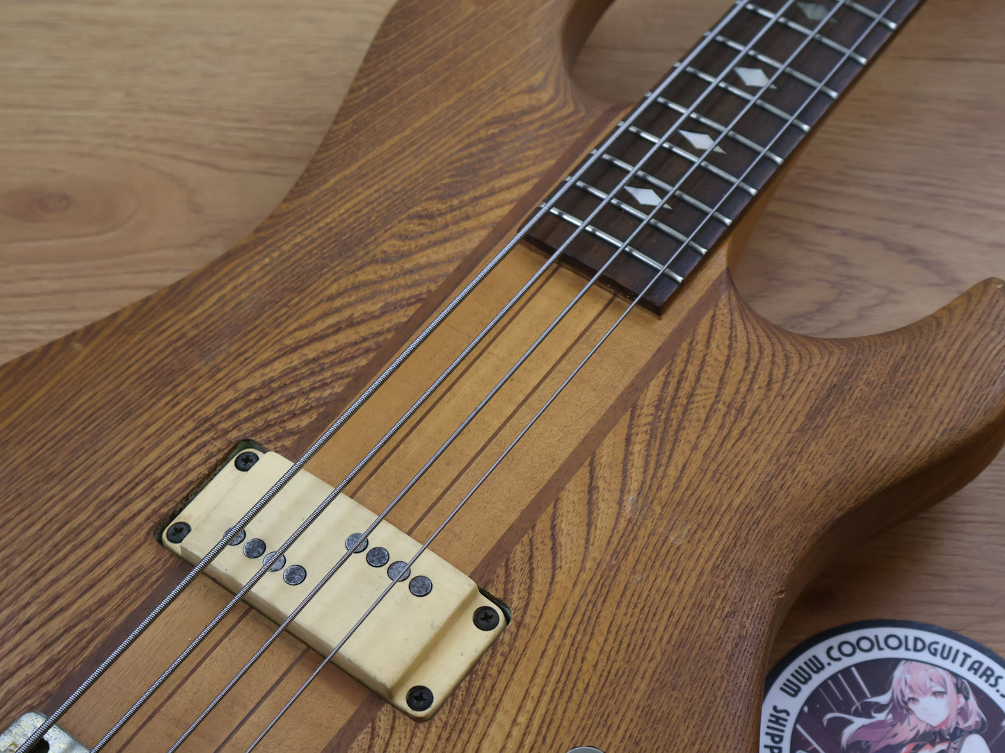 1979 Aria Pro II Japan TSB-550 Neckthrough Bass (Natural)