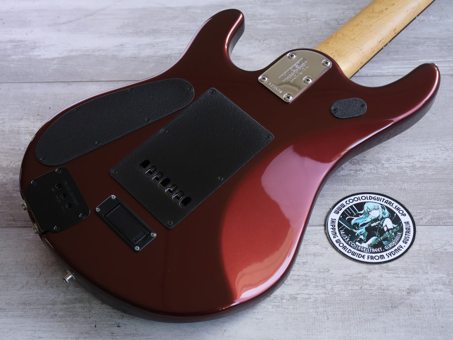 2009 Ernie Ball Music Man JP7 John Petrucci 7-String w/Piezo (Cabernet Pearl)