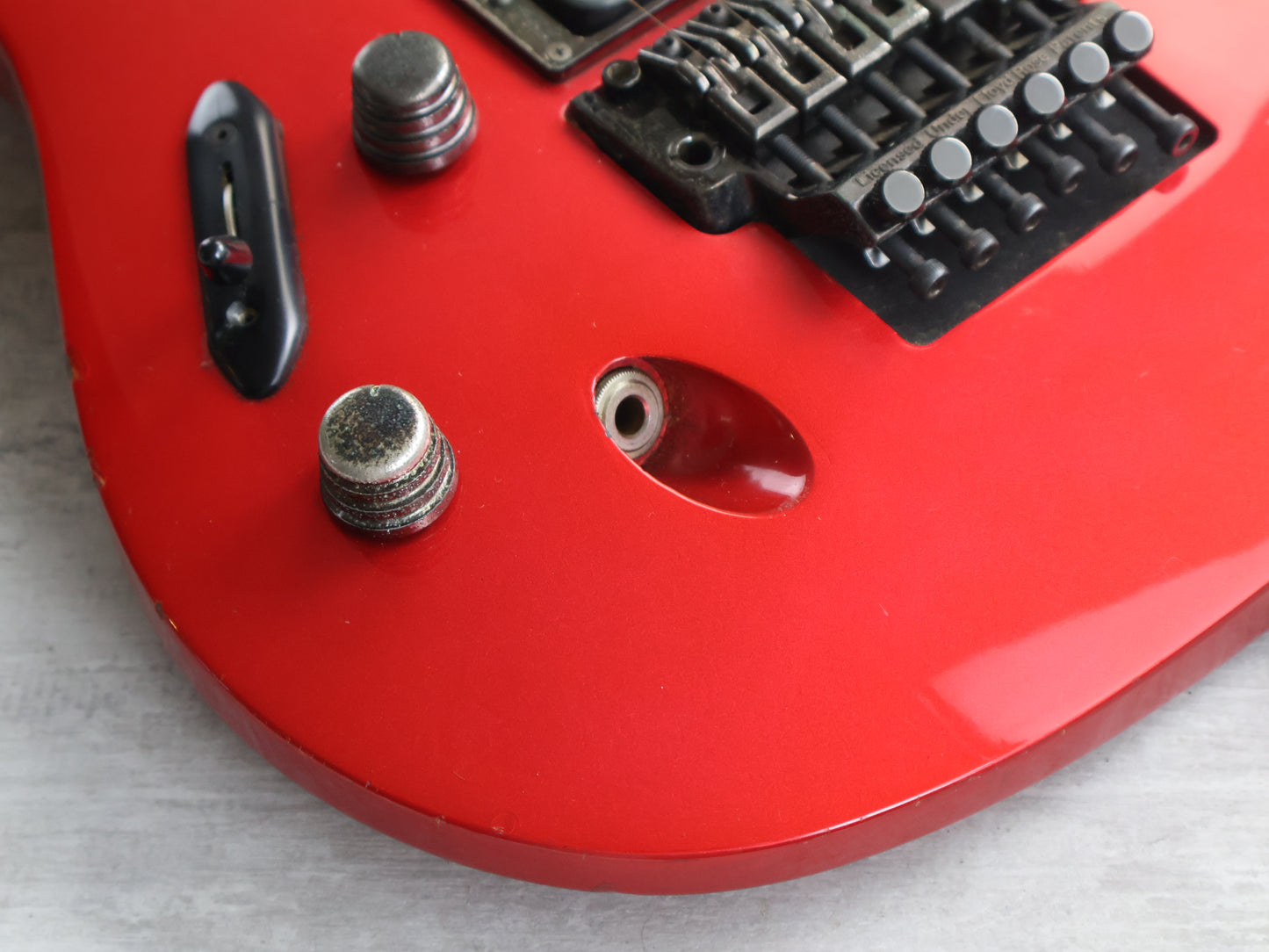 1989 Ibanez Japan 540SL Saber HSS LH Left Handed Superstrat (Lipstick Red)