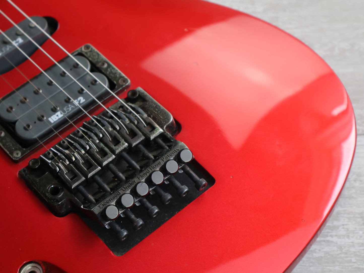 1989 Ibanez Japan 540SL Saber HSS LH Left Handed Superstrat (Lipstick Red)