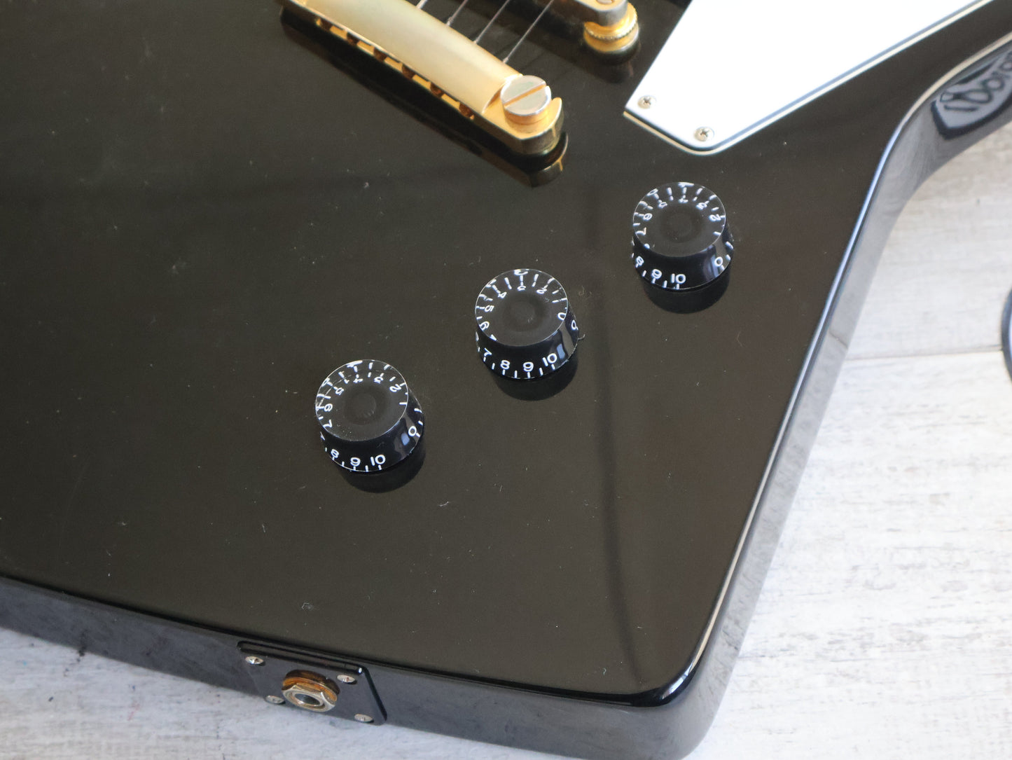 2008 Epiphone '58 1958 Reissue Explorer (Black)