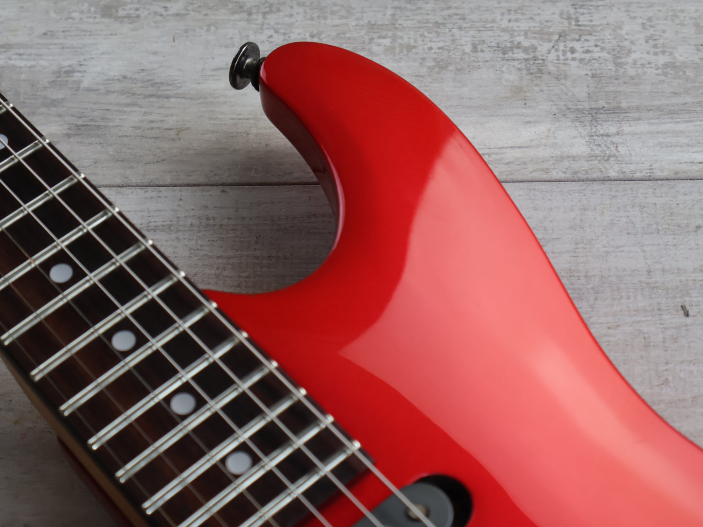 1989 Ibanez Japan 540SL Saber HSS LH Left Handed Superstrat (Lipstick Red)