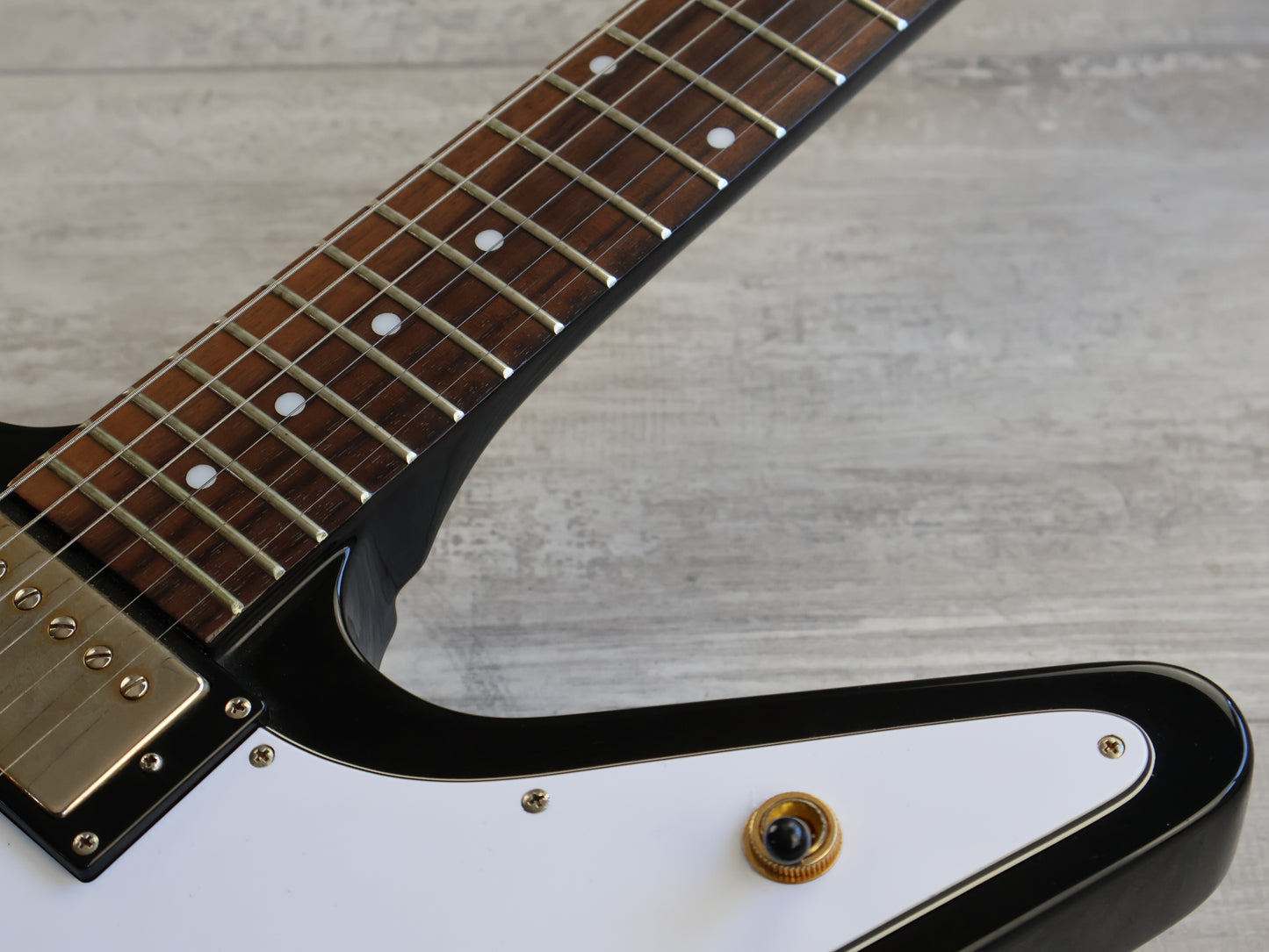 2008 Epiphone '58 1958 Reissue Explorer (Black)