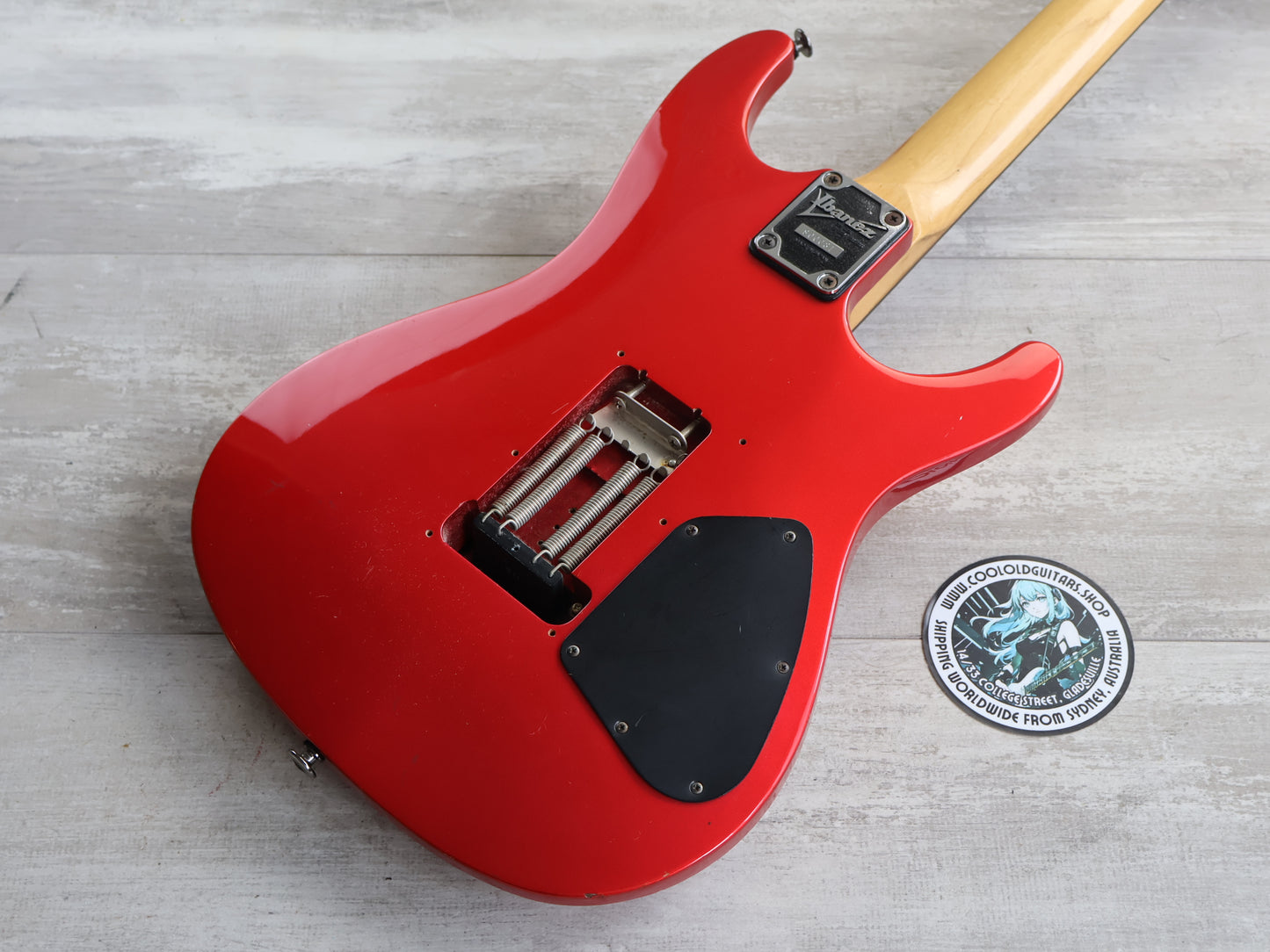1989 Ibanez Japan 540SL Saber HSS LH Left Handed Superstrat (Lipstick Red)