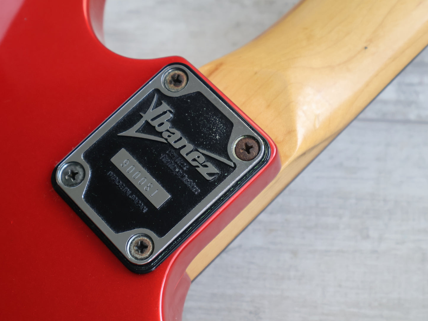 1989 Ibanez Japan 540SL Saber HSS LH Left Handed Superstrat (Lipstick Red)