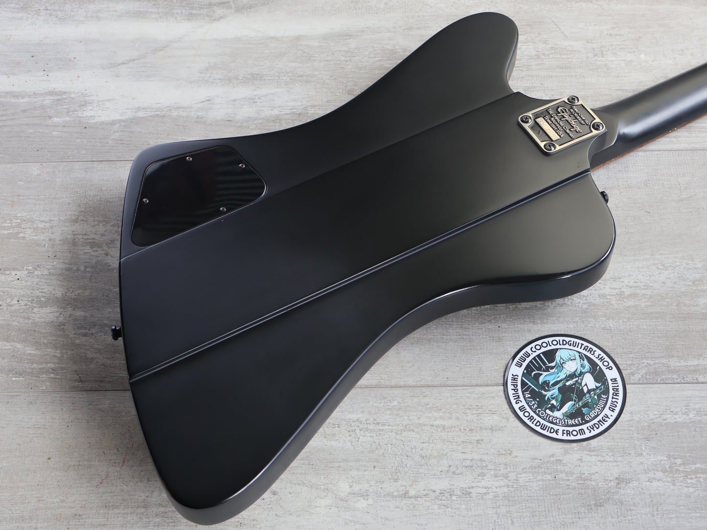 2009 Epiphone Goth Thunderbird IV Bass (Pitch Black)