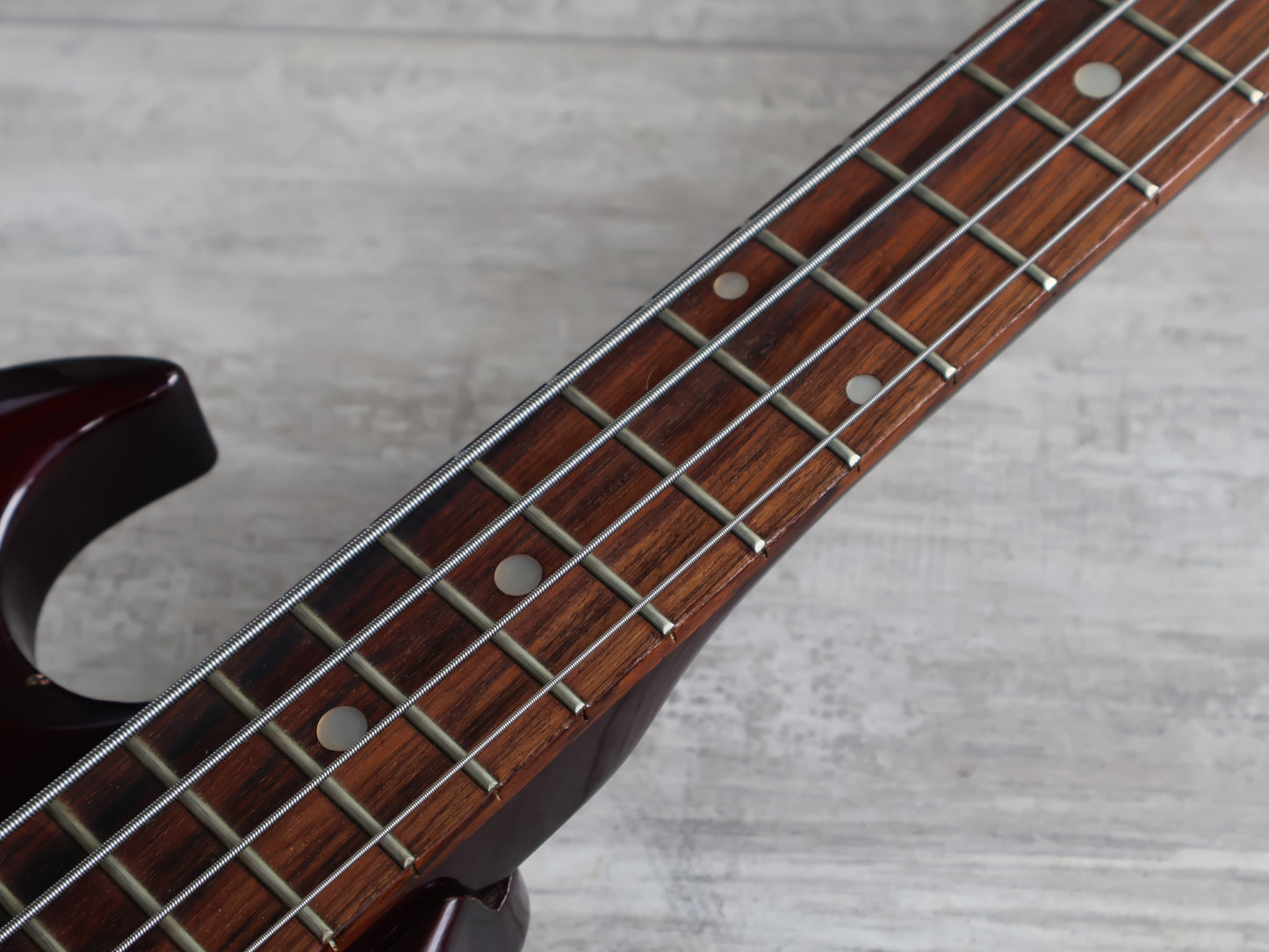 1973 Greco Japan EB-300 SG "EB" Short Scale Bass (Cherry Red)