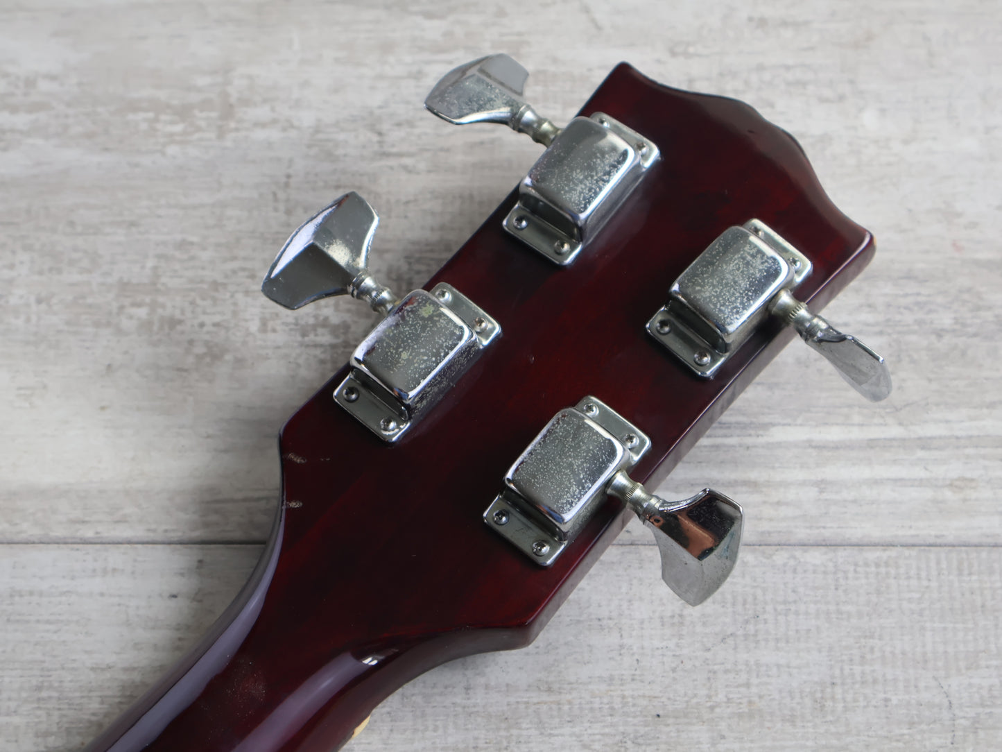 1973 Greco Japan EB-300 SG "EB" Short Scale Bass (Cherry Red)