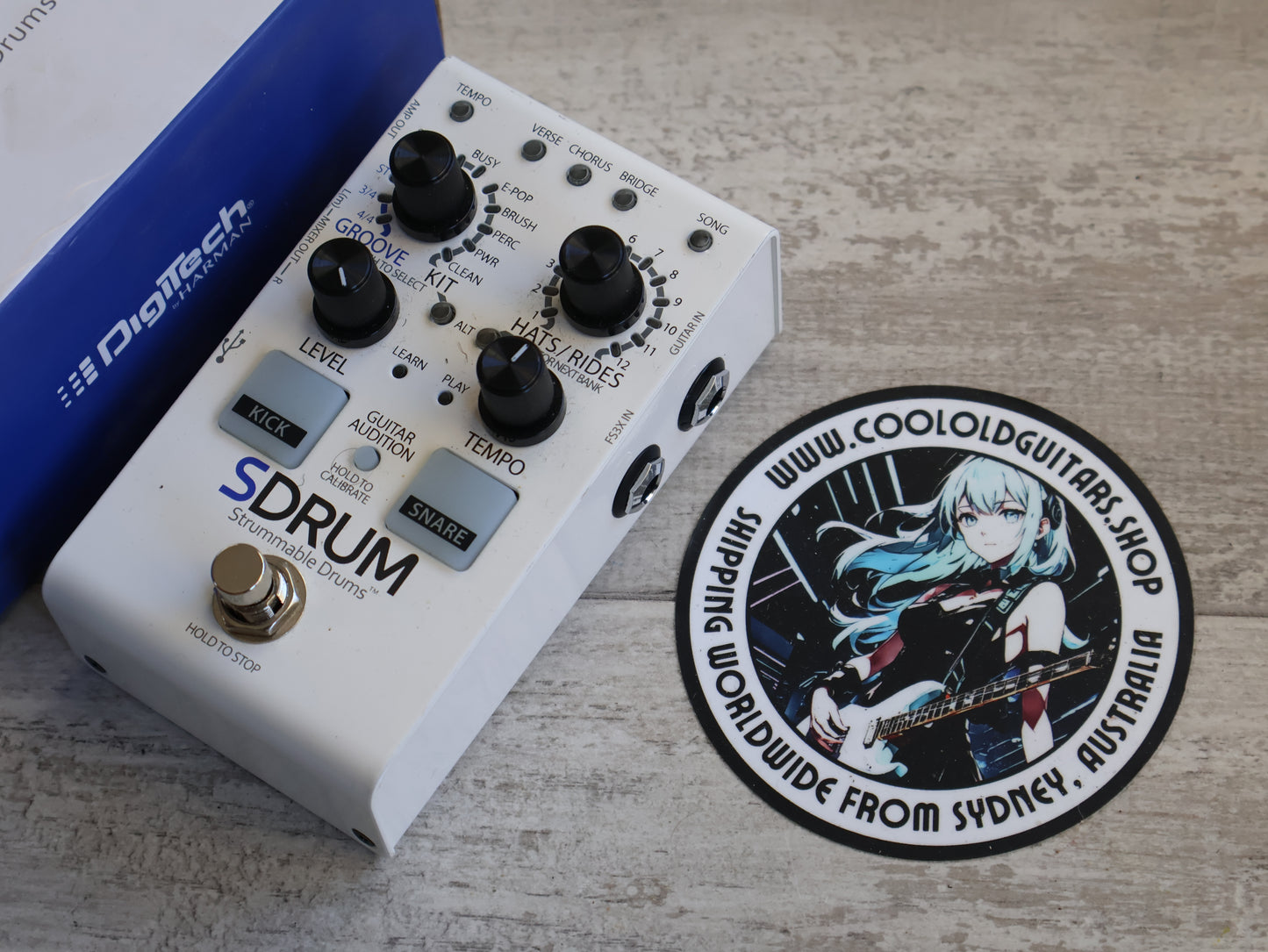 DigiTech SDRUM Strummable Drums (Drum Machine for Guitarists & Bassists)