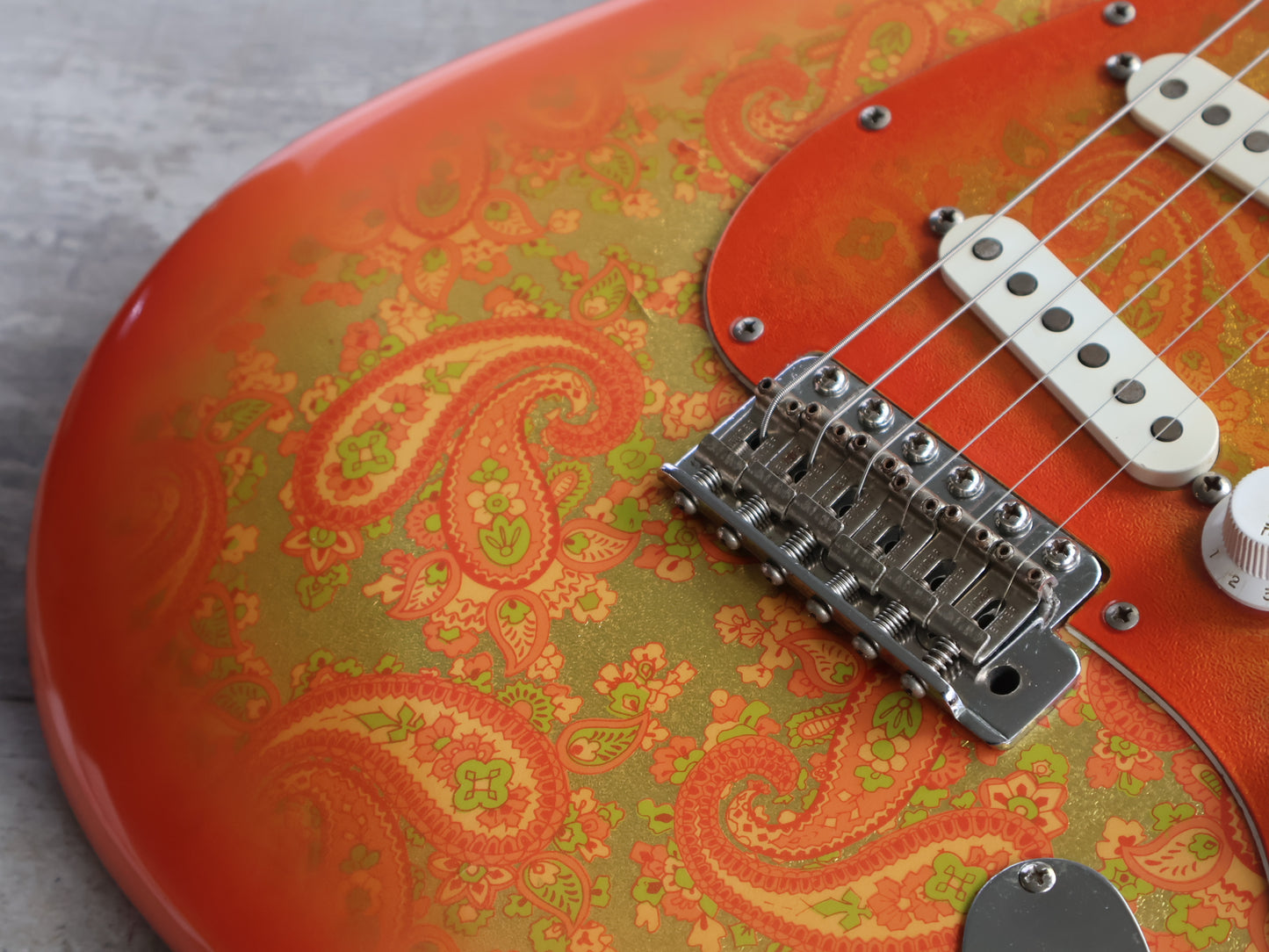 1987 Fender Japan ST72-125PRD Limited Edition Collectors Series '72 Reissue Stratocaster (Pink Paisley)