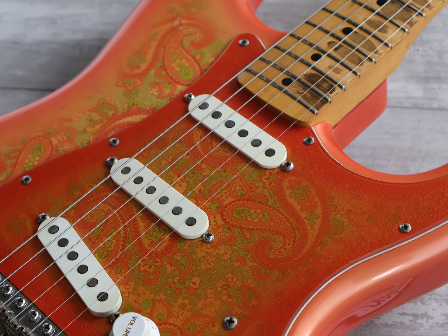 1987 Fender Japan ST72-125PRD Limited Edition Collectors Series '72 Reissue Stratocaster (Pink Paisley)