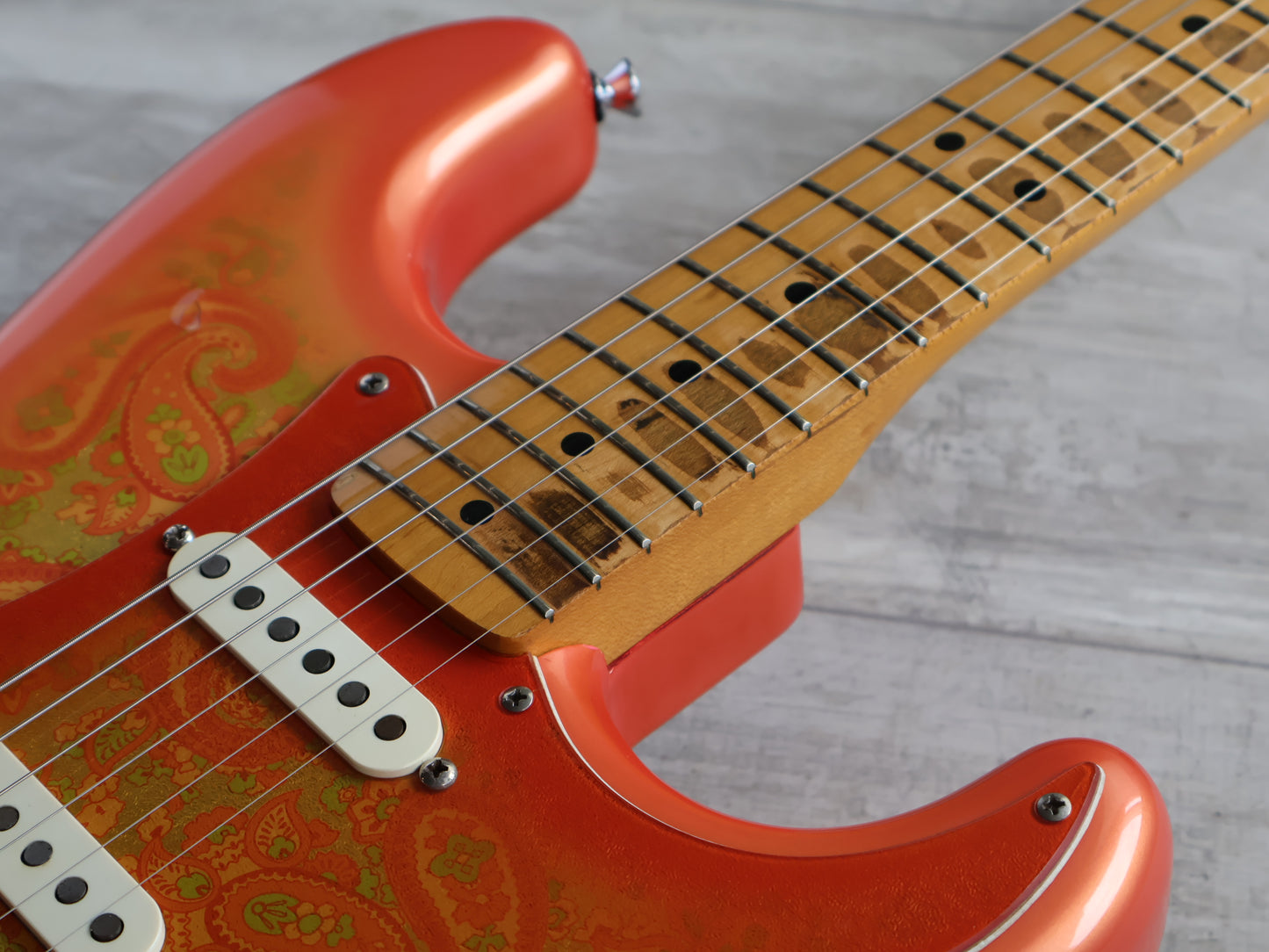 1987 Fender Japan ST72-125PRD Limited Edition Collectors Series '72 Reissue Stratocaster (Pink Paisley)