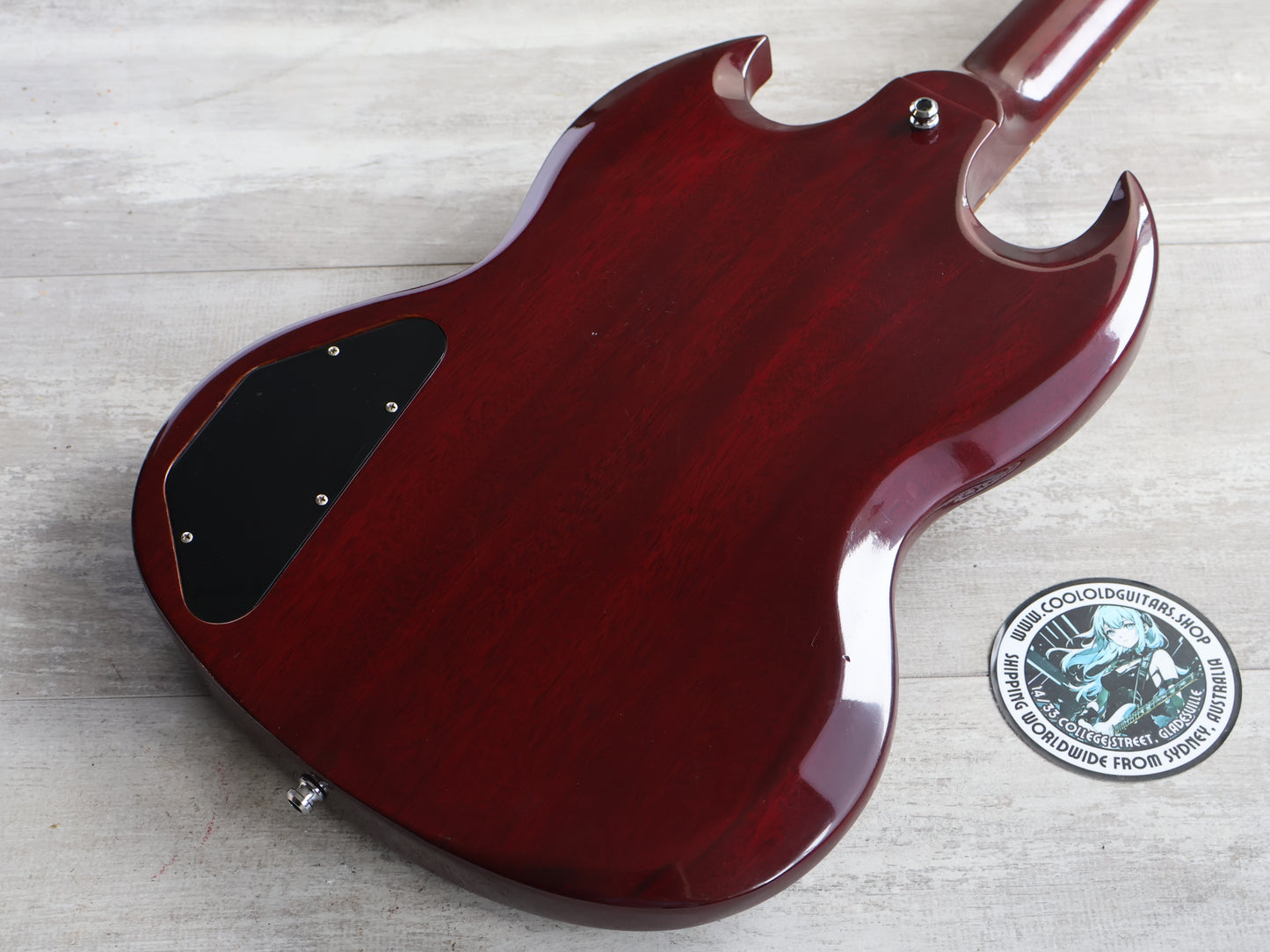 2006 Gibson USA SG Standard Double Cutaway Bass (Heritage Cherry)