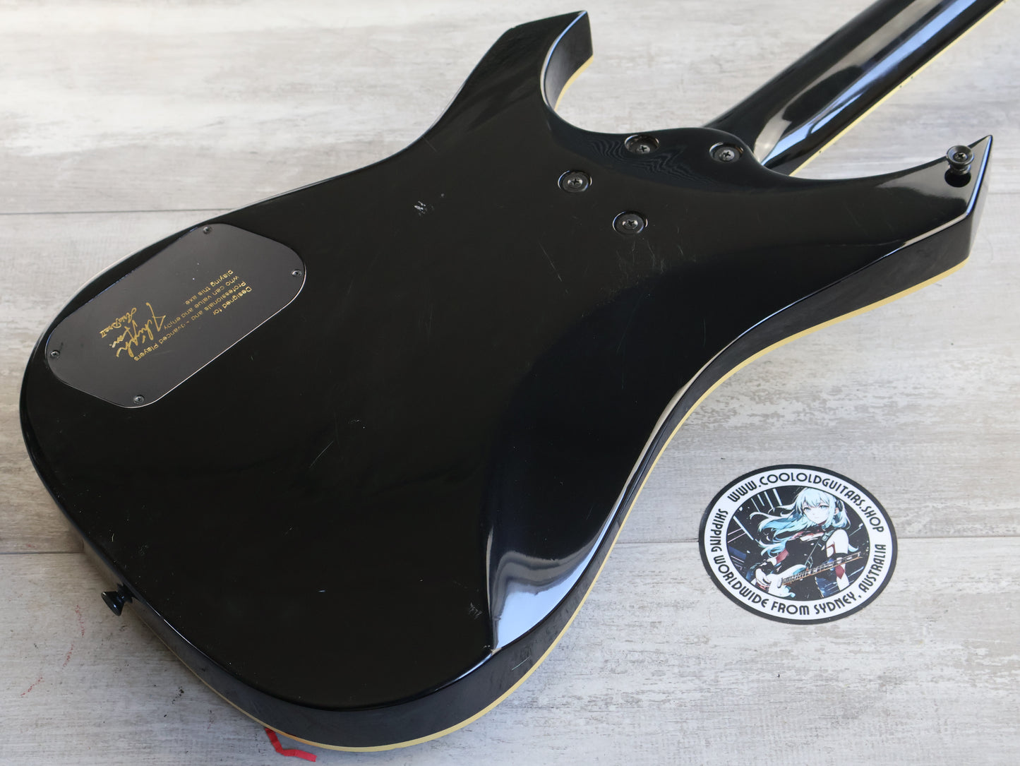 Aria Pro II Armoured Warrior Bass (Black)