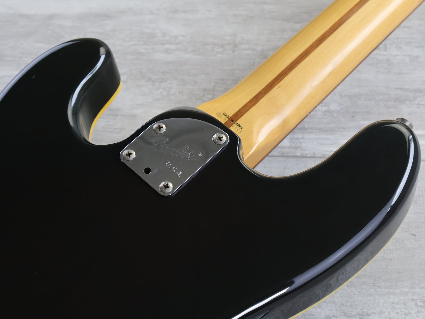 1991 Fender Japan PBAC-100FL Fretless Thinline Electric/Acoustic Precision Bass (Sunburst)