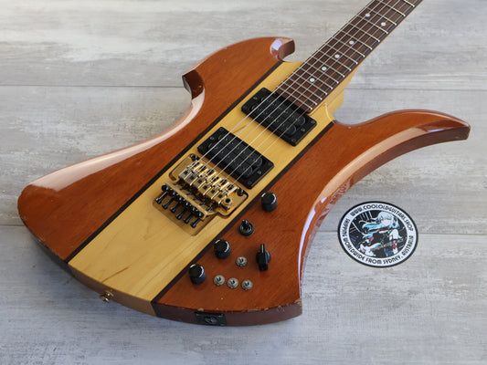 1990 BC Rich Japan MG-1101N Custom Order Mockingbird w/Varitone (Natural/Brown)