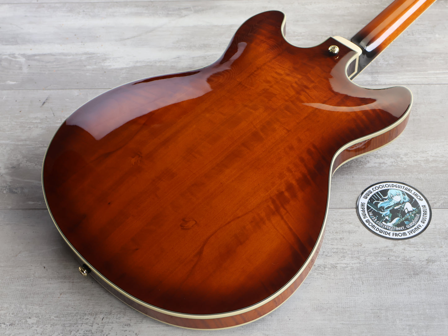 2014 Ibanez AS93FM Artcore Expression Series Semi-Hollowbody (Violin Sunburst)