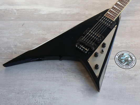 1990 Fernandes Japan JS-100 Rhoads Flying V (Black)