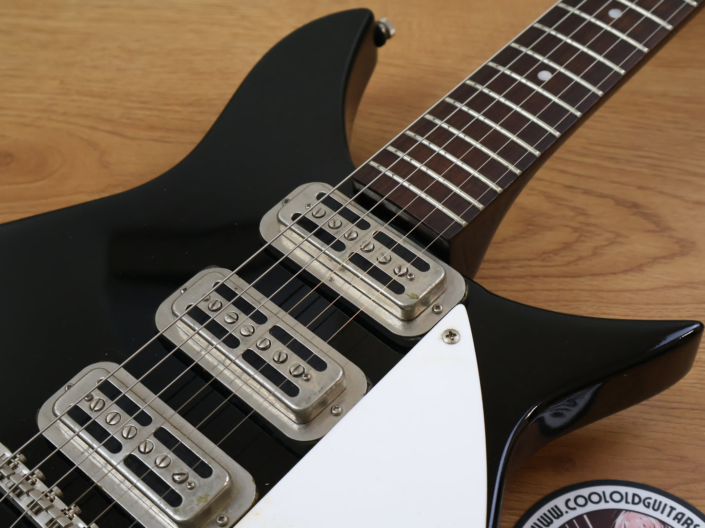 1982 Greco Japan JLG-75 320 John Lennon Model Double Cutaway (Black)