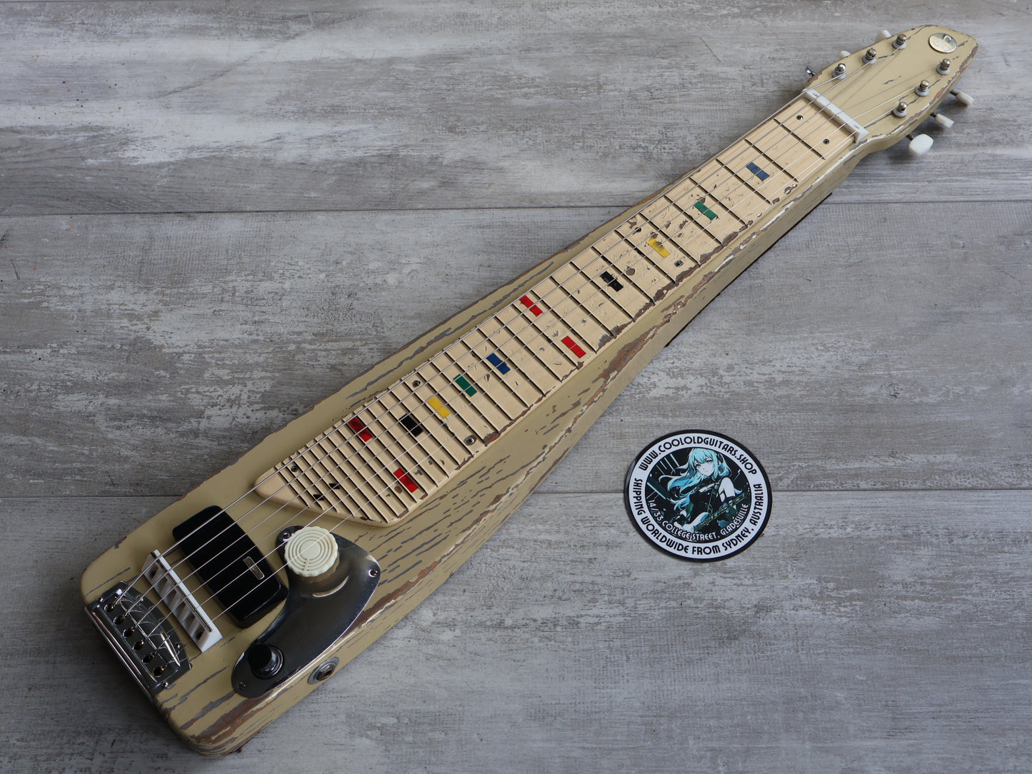 1960's Teisco Japan Model U 6-String Lap Steel Guitar