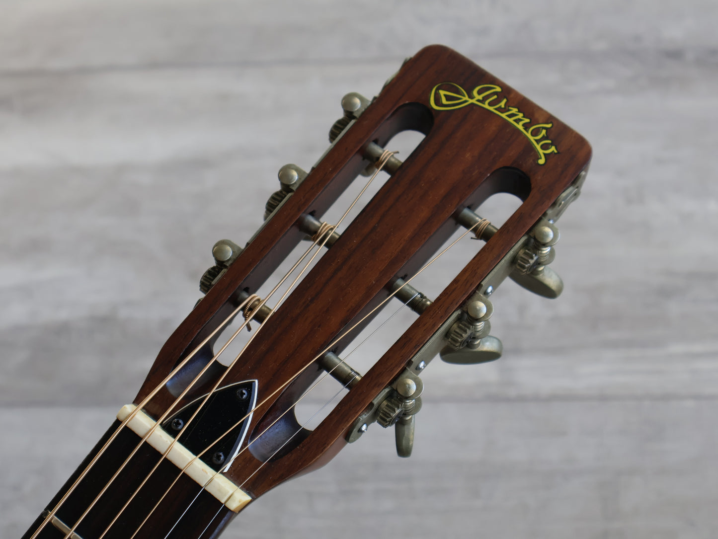 1970's Jumbo Japanese Vintage Parlor Style Acoustic Guitar (Natural)