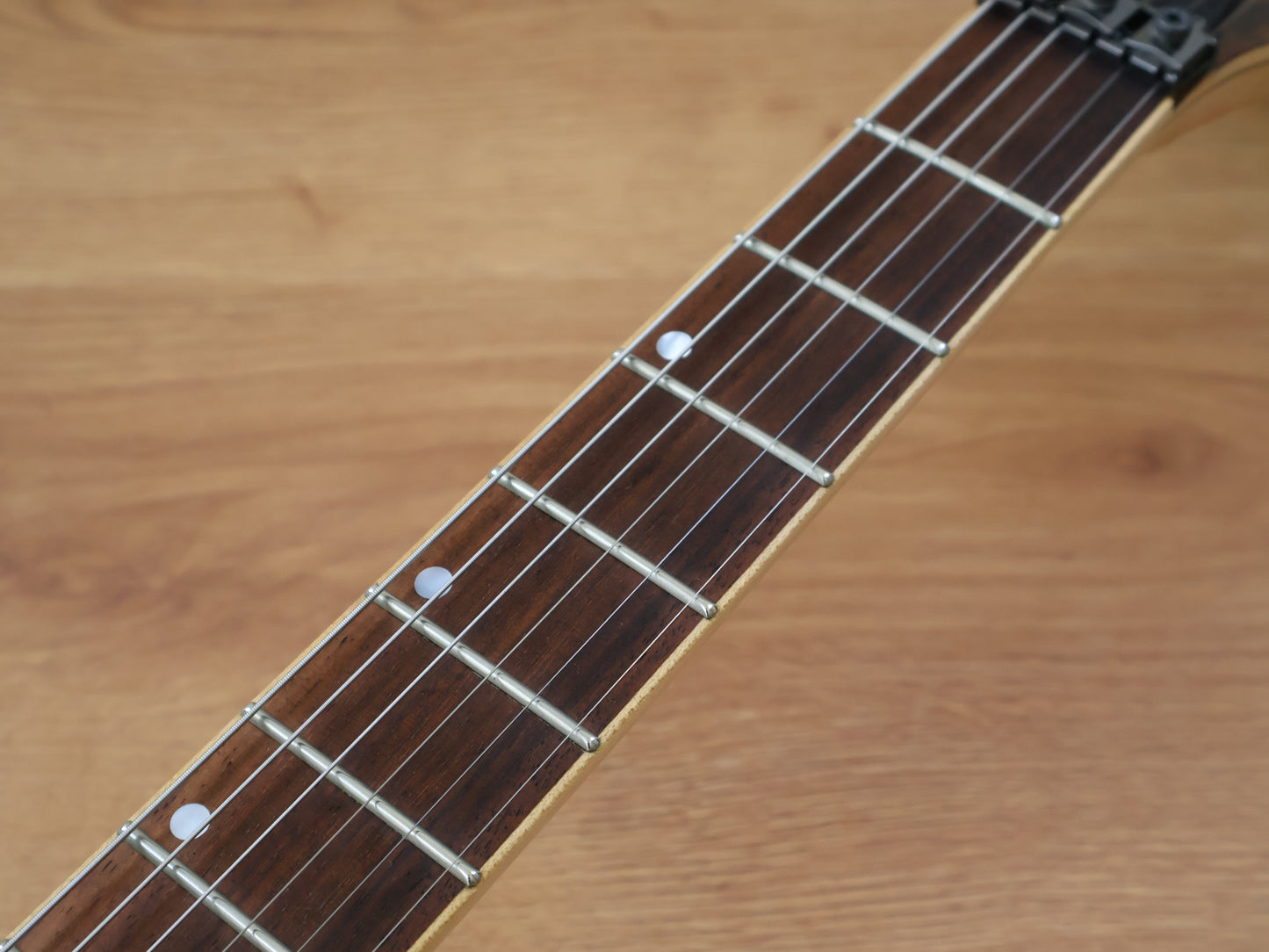2014 Ibanez Premium S970CW Superstrat (Claro Walnut)