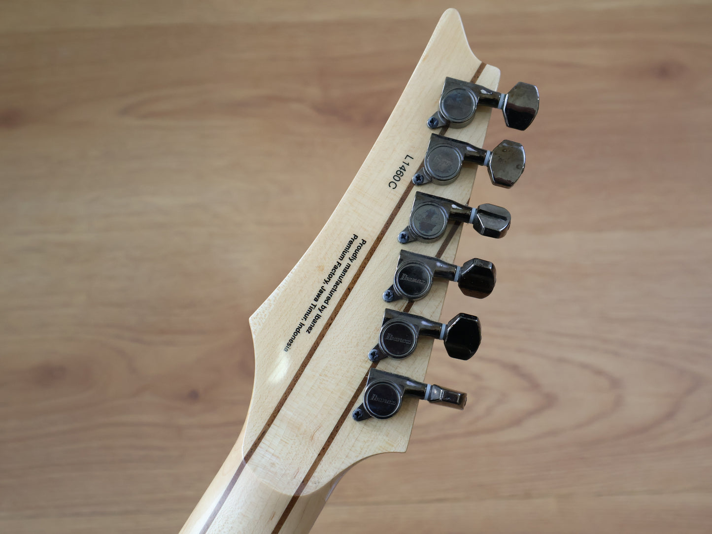 2014 Ibanez Premium S970CW Superstrat (Claro Walnut)