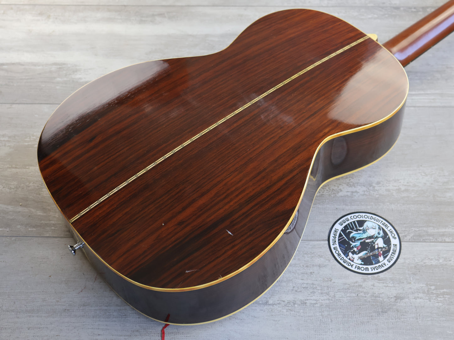 1970's Jumbo Japanese Vintage Parlor Style Acoustic Guitar (Natural)