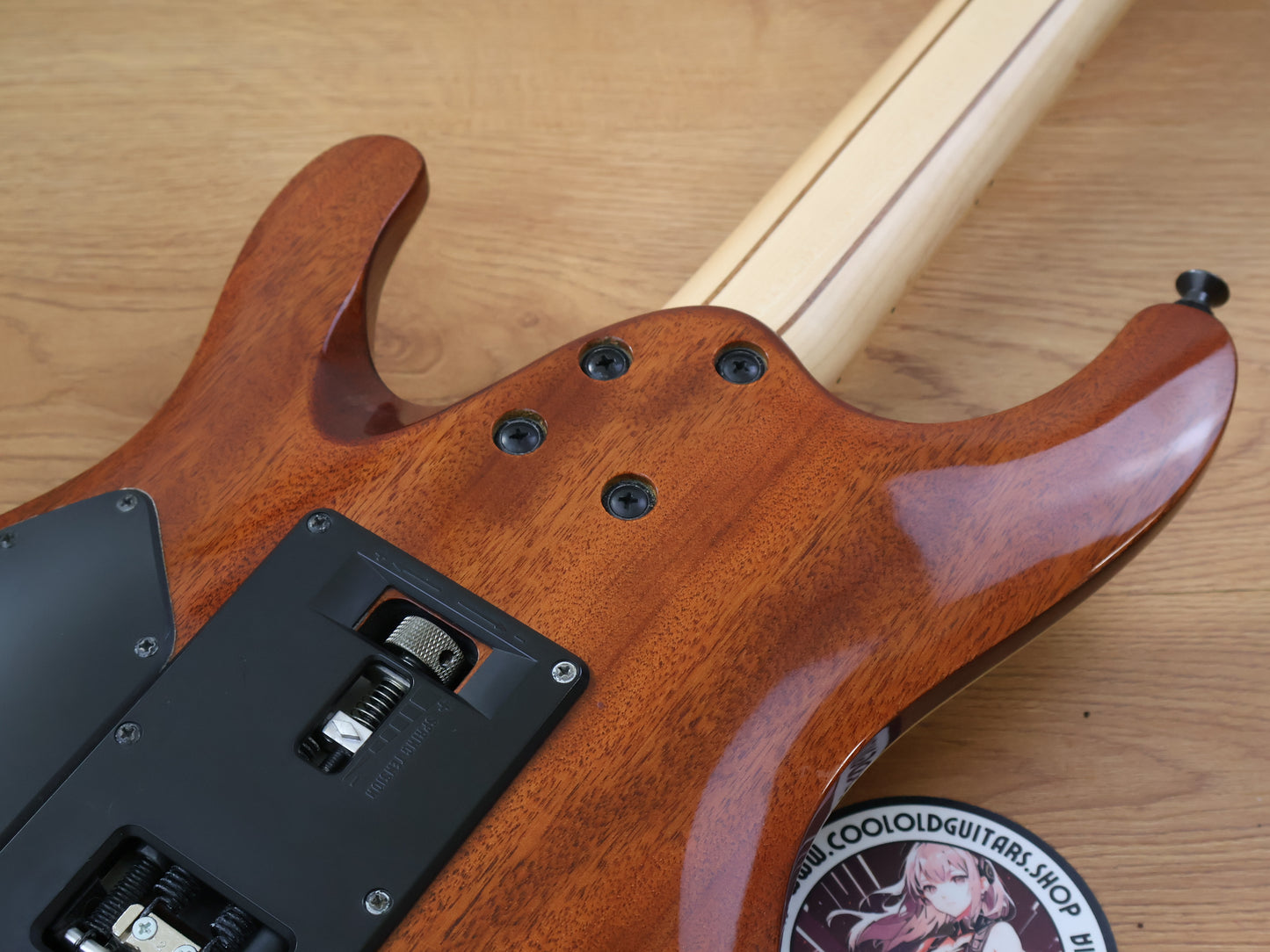 2014 Ibanez Premium S970CW Superstrat (Claro Walnut)