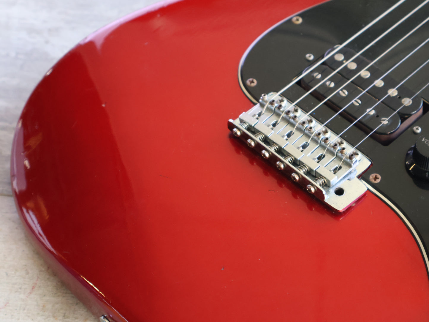 1986 Tokai Japan TST36H Contemporary Stratocaster (Candy Apple Red)