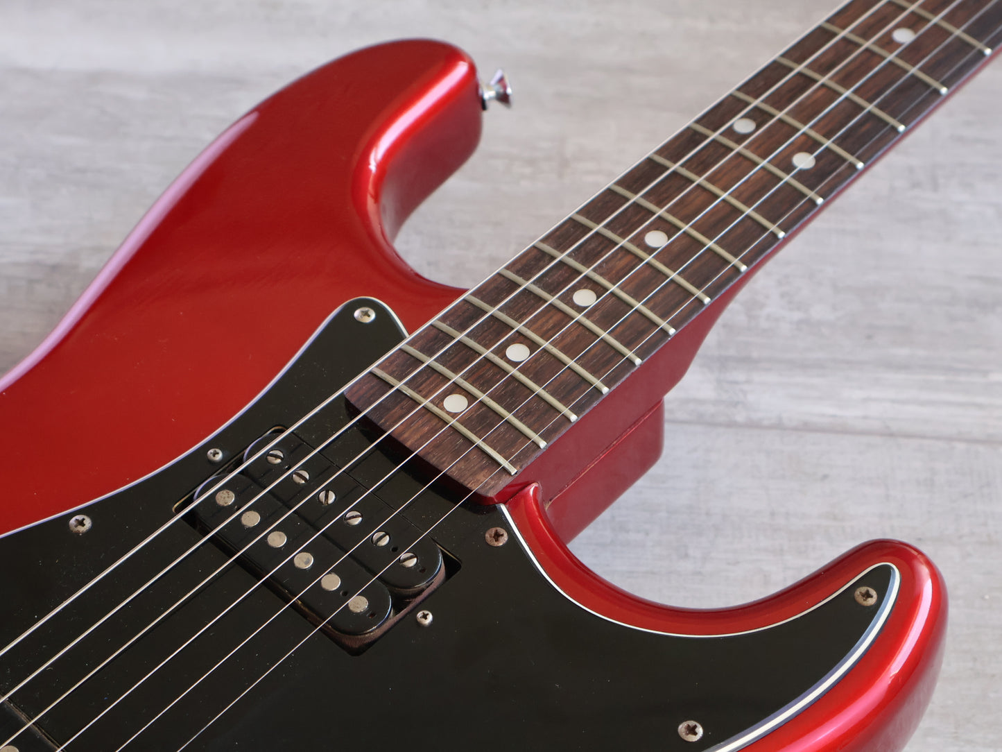 1986 Tokai Japan TST36H Contemporary Stratocaster (Candy Apple Red)