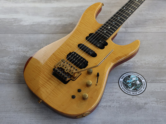 2003 Fernandes Japan FR-155S Revolver HSH Superstrat w/Sustainer (Natural)
