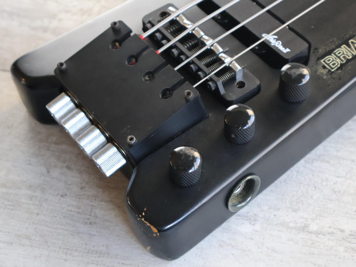 1980's Riverhead Japan "Brianberger" Headless Bass (Black)